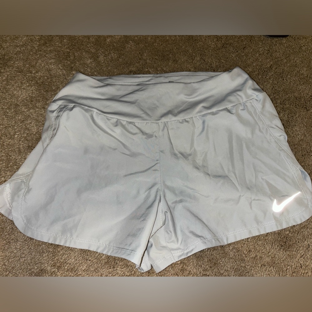 Light gray Nike shorts
